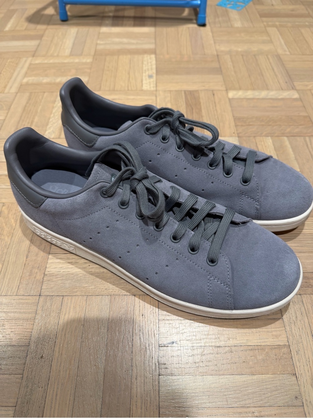 Adidas Originals Men's Stan Smith Sneakers - Suede Grey - Size 12